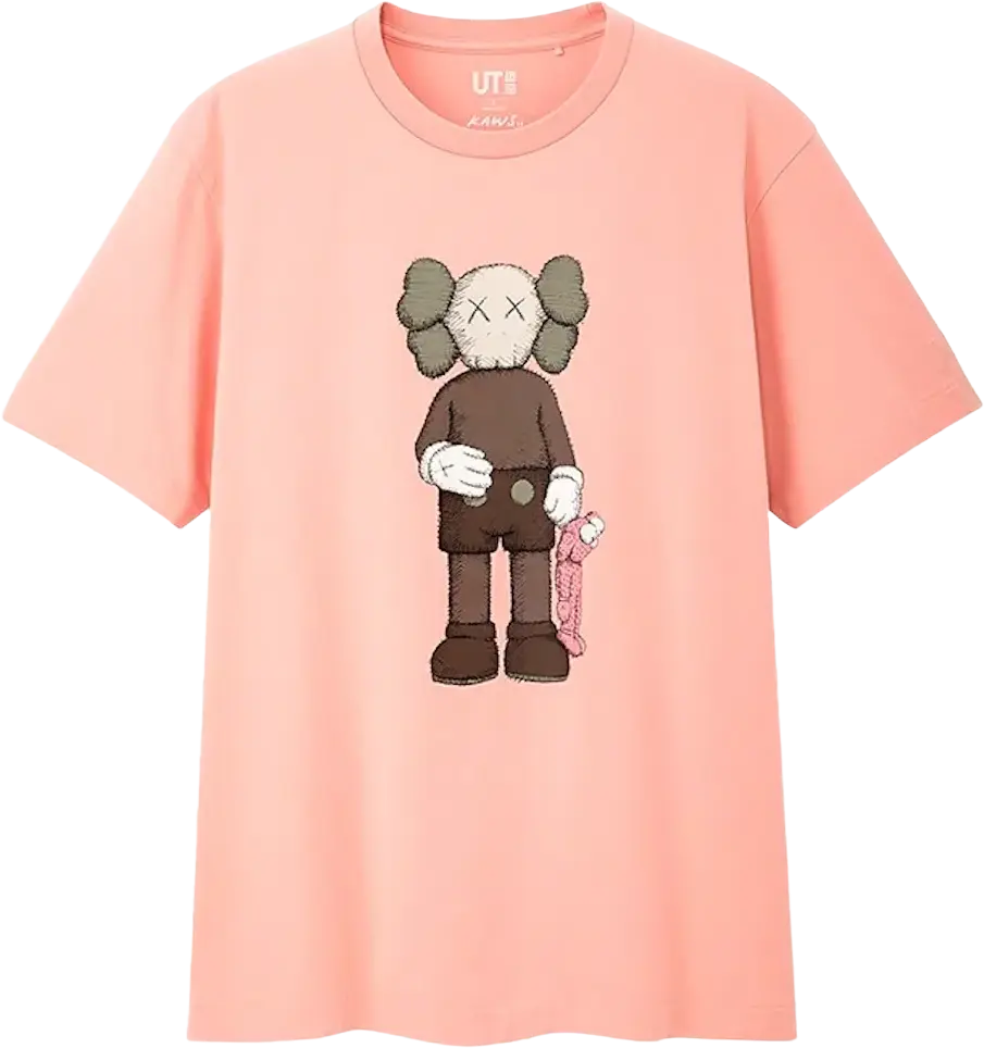 KAWS x Uniqlo Companion Tee Pink (US S)